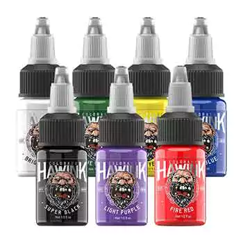 Best for Easy to Use – Hawink Tattoo Ink Set 12oz