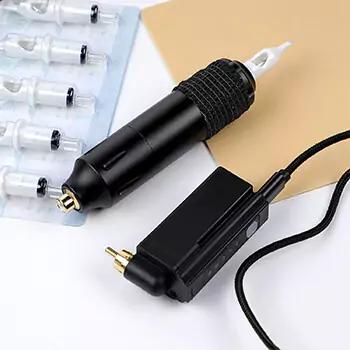 Best for portable use- Solong tattoo pen Kit rotary gun machine pen