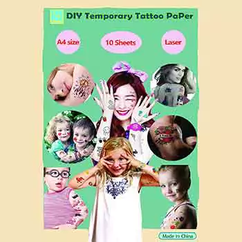 Best for special day - DIY A4 temporary tattoo transfer paper