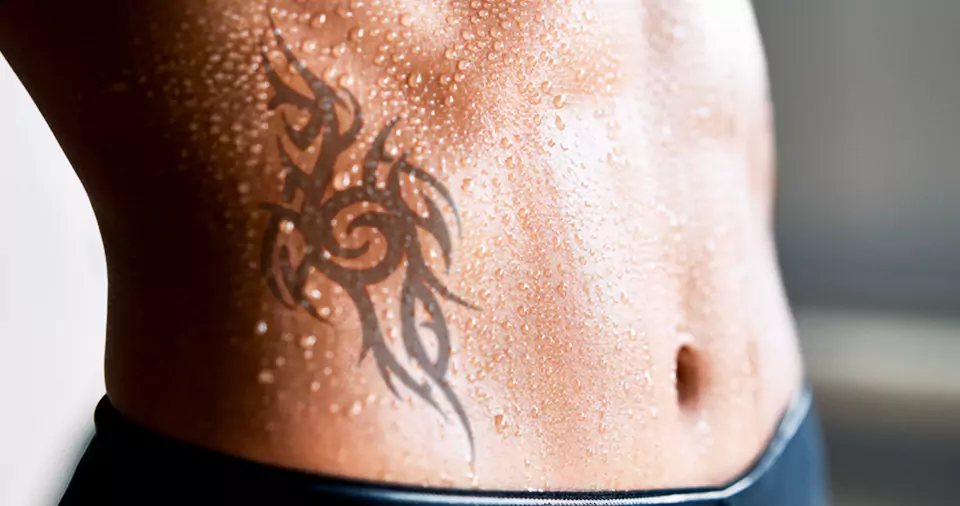Can sweat ruin a tattoo