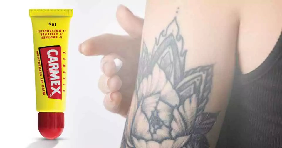 Can you put carmex on a tattoo