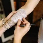 How to apply tattoo stencil without deodorant