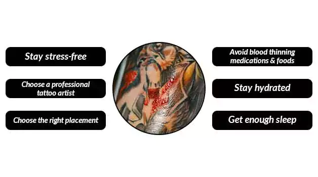 How to bleed less during a tattoo