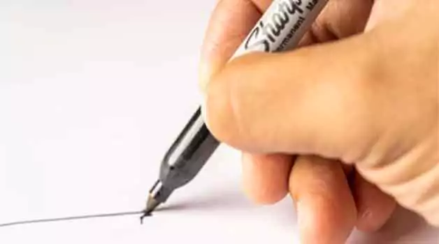 How to make a temporary tattoo with sharpie and paper