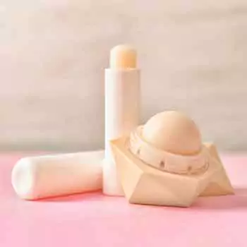 Lip balm or toothpaste