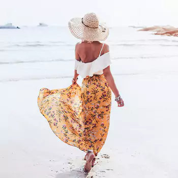 Maxi dresses or skirts