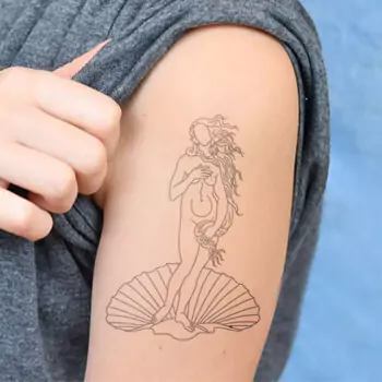 Aphrodite nude tattoo