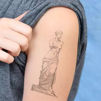 Aphrodite statue tattoo