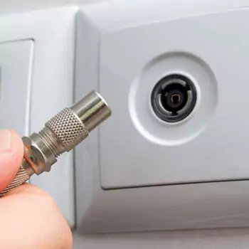 Connect to an electric outlet