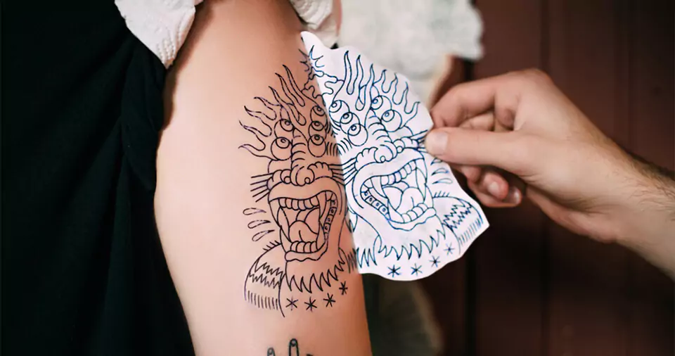 How-to-use-tattoo-transfer-paper-without-machine