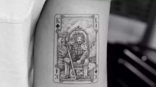 King of spade tattoo: History & origin