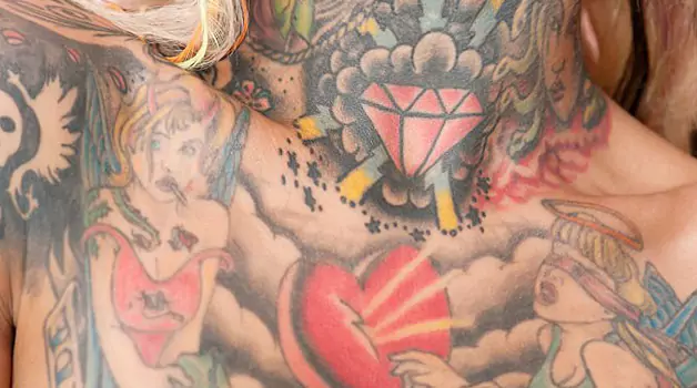 Making faded tattoo vibrant again