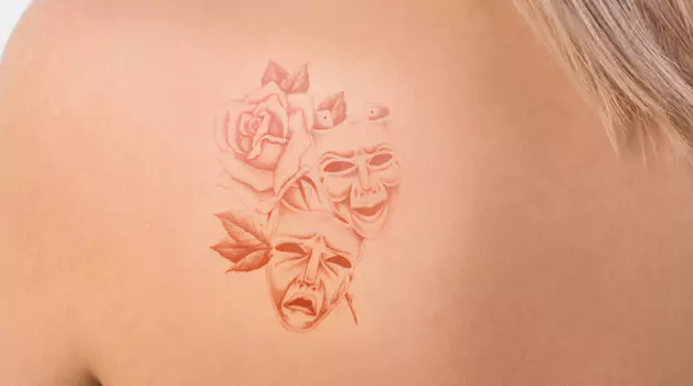 Rose-laugh-now-cry-later-tattoo