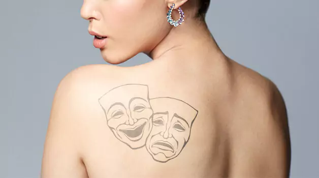 Simple-drama-masks-laugh-now-cry-later-tattoo