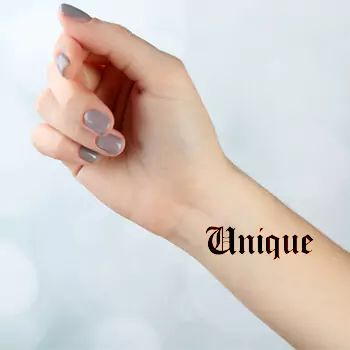 Text tattoos
