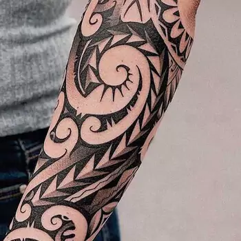 Traditional & tribal-style tattoo