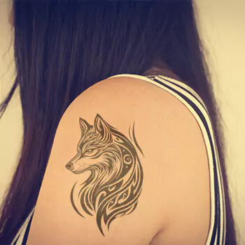 Tribal-fenrir-wolf-tattoo