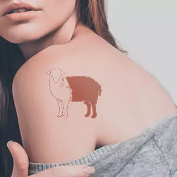 Yin-and-yang-lamb-tattoo