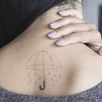 Aigasa umbrella tattoo