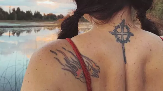 Back shoulder tattoos what is all the buzz about