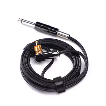 Best for Practice Time - Hawink Power Cord RCA Connector (Black) P315C-1