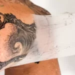 How to get saniderm residue off tattoo