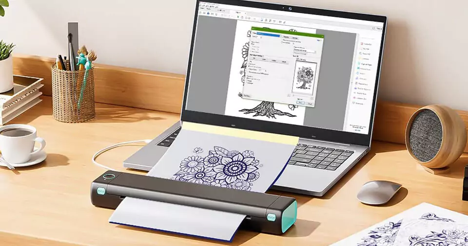 How to use a tattoo stencil machine