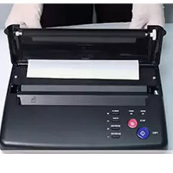 Insert the sheet in the stencil paper input