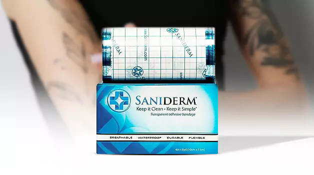 Knowing when to apply saniderm to tattoo
