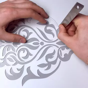 Preparing the transfer paper