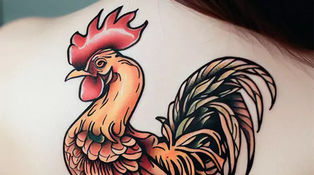 Rooster tattoo history & origin