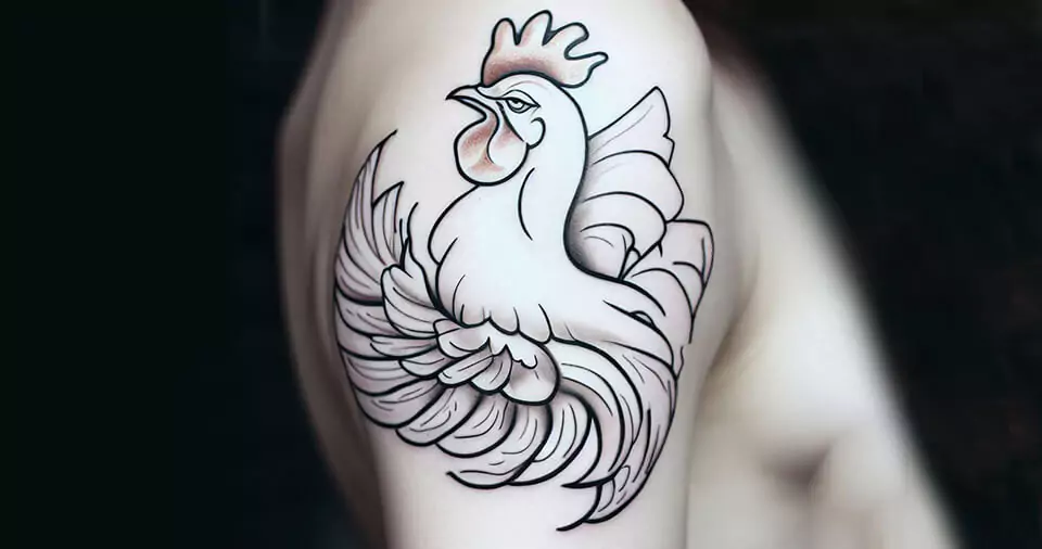 Rooster tattoo meaning