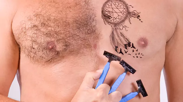 Shaving over a tattoo: can you do it or not