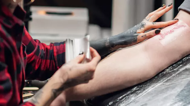 Wearing tegaderm on a tattoo will it ruin it or not