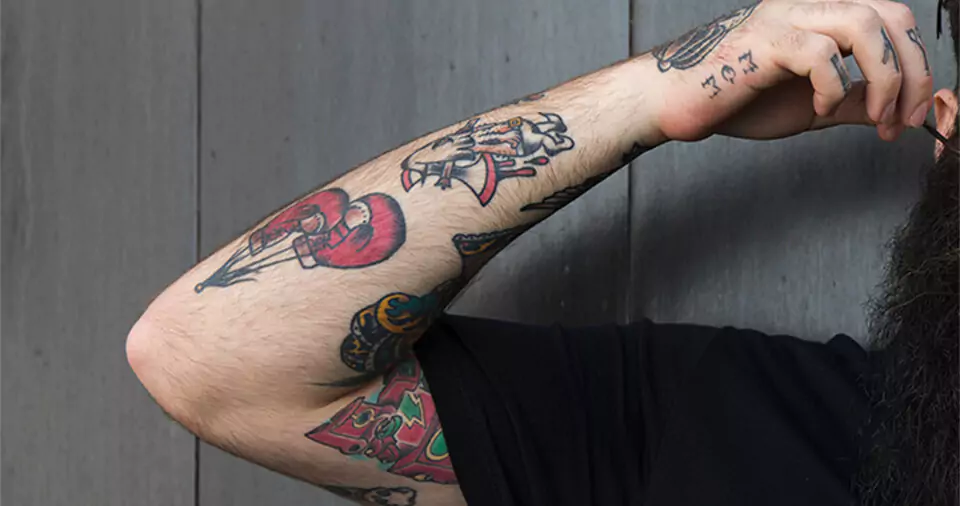 What is a patchwork tattoo