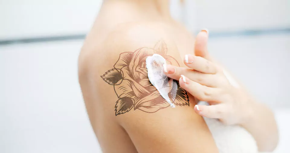 What lotion not to use on a new tattoo