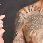 When can you shave over a tattoo