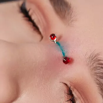Bridge piercing