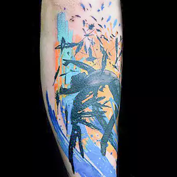 Drowning Icarus tattoo