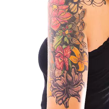 Floral tattoo