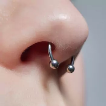 Nose piercing