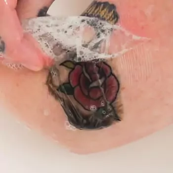 Peel it off and wash