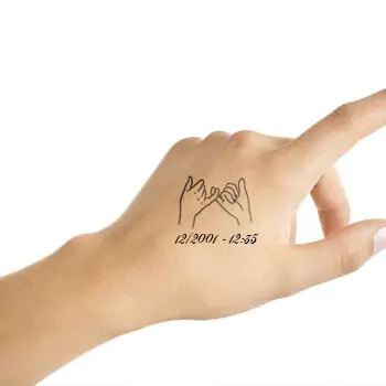 Pinky Promise With Date And Time