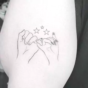 Pinky Promise With Stars On It