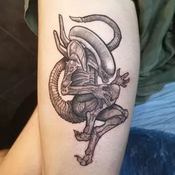 Prometheus Alien Tattoo