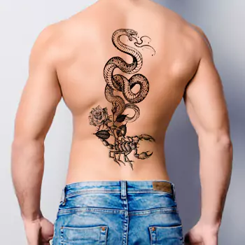 Scorpion And Snake Chicano Mexican Tattoos
