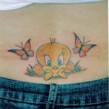 tweety-tramp-stamp-tattoo