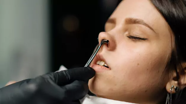 How quickly a septum piercing will close